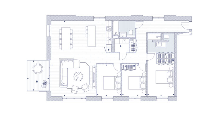 3 Bed Floorplan