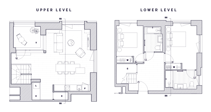 2 Bed Loft Floorplan