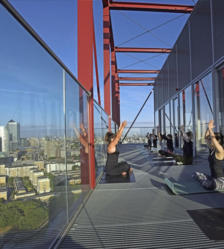 Morning Yoga with HUM in The Lantern Room