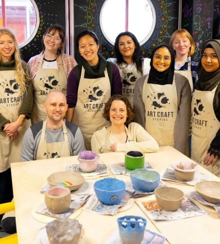 Pottery Workshop with Art Craft Studios in The Lantern Room